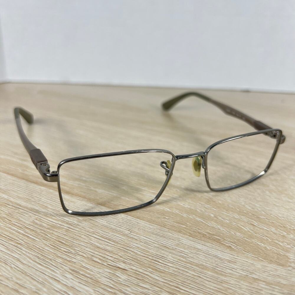 Ray-Ban RB6275 2762 Eyeglasses Gunmetal Light Brown Green 52-17-145